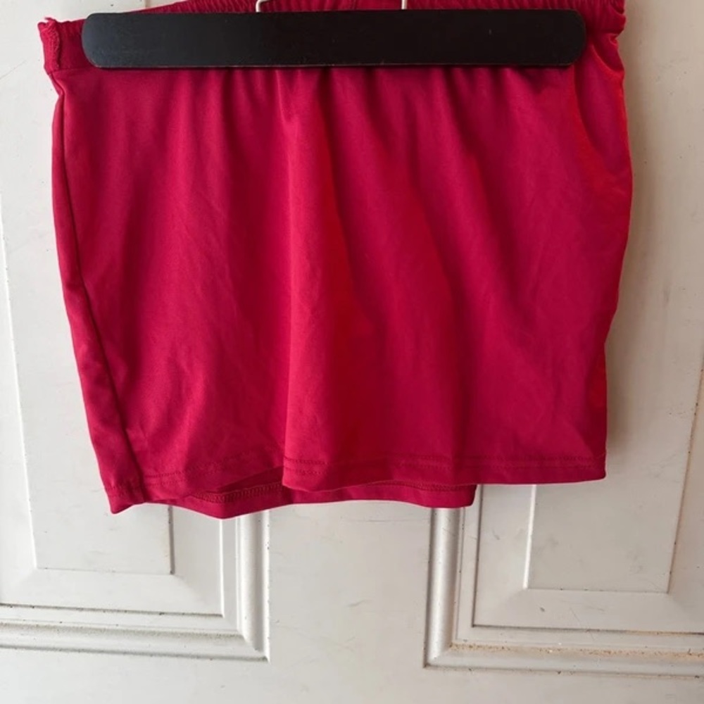 Women's Hot Pink Stretch Mini Skirt - Unbranded